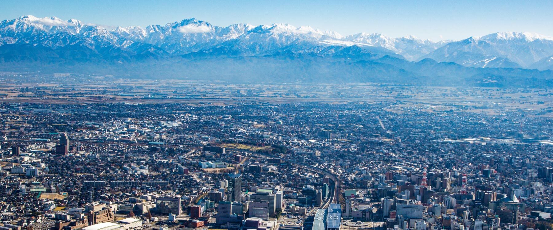 写真：富山市全景