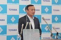 写真：市長記者会見の様子