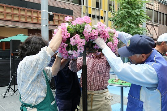 写真：苗を植えている様子3