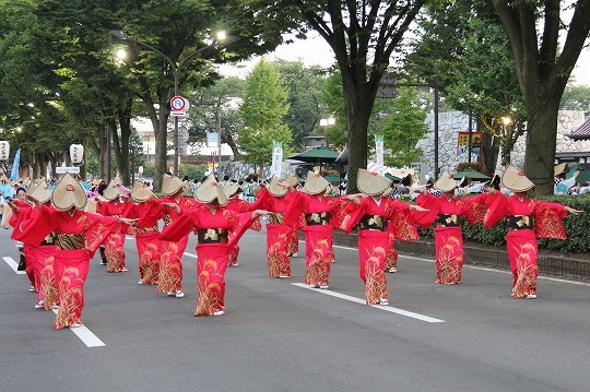 写真：越中おわら踊りの様子