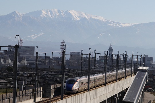 写真：北陸新幹線の様子