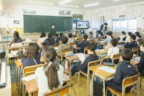 写真：学習発表の様子