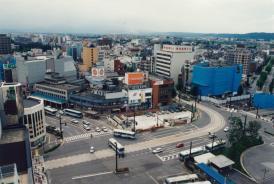 写真:富山駅前(桜町・新富町1980年代)