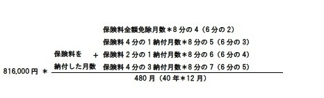 減額計算式