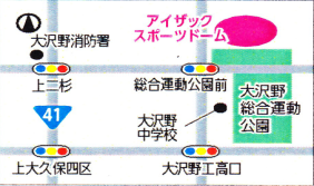 地図：アイザック　スポーツドーム