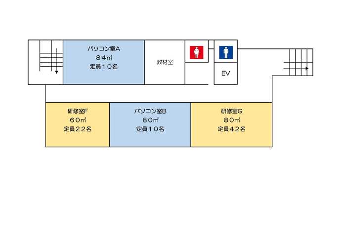 イラスト：案内図　3階レイアウト