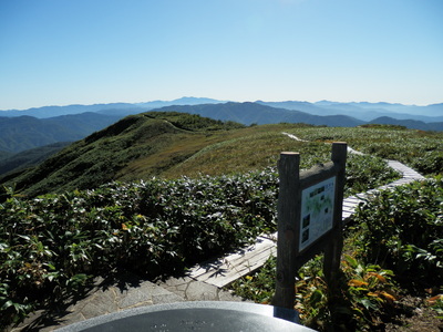 写真:白木峰山頂