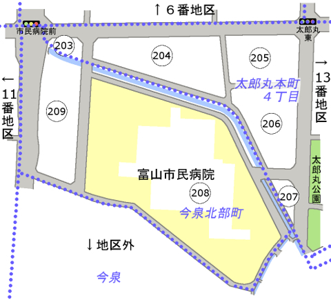 地図：位置図12番地区