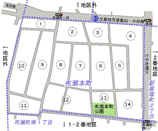 地図：堀川西土地区画整理事業1-1番地区　位置図