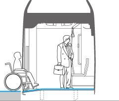 イラスト：低床車両