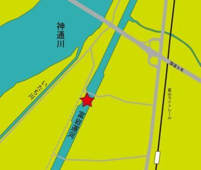 地図：中島閘門