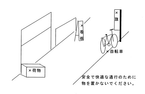 イラスト：道路占用