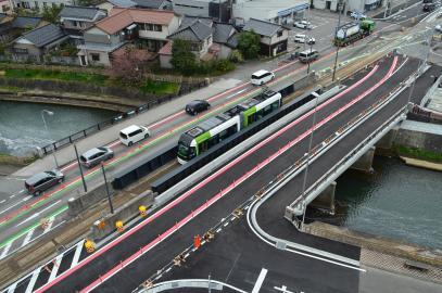 写真：八田橋施工状況2018年4月