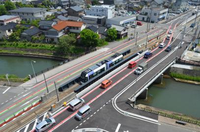 写真：八田橋施工状況2018年5月