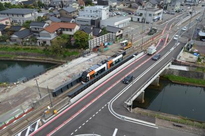 写真：八田橋施工状況2018年10月