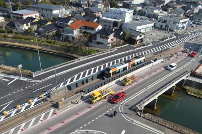 写真：八田橋施工状況2020年3月