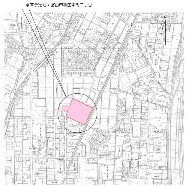 地図：事業予定地