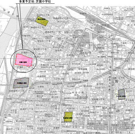 地図：事業予定地