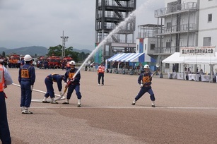 写真：第70回富山市消防団消防操法大会2