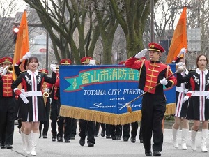 富山市消防出初式・海上出初式