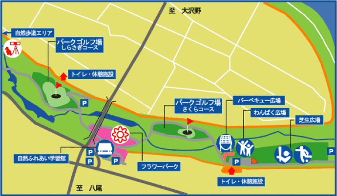 地図：施設案内