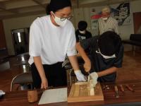 写真:親子木彫教室1