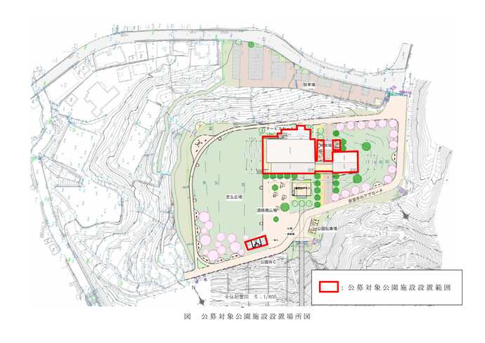 公募対象公園施設設置場所図