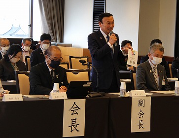 「G7教育大臣会合富山県委員会第2回総会」に出席する藤井市長【2023年3月16日】