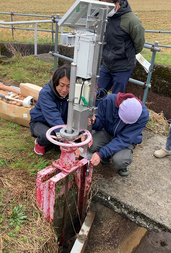用水水管理デモンストレーションの様子（詳細）