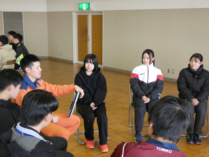 庁舎見学・車両見学・座談会