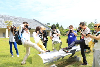 撮影会の様子の写真