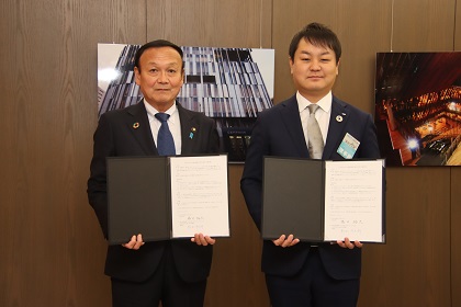 公益社団法人富山青年会議所の代表と藤井市長