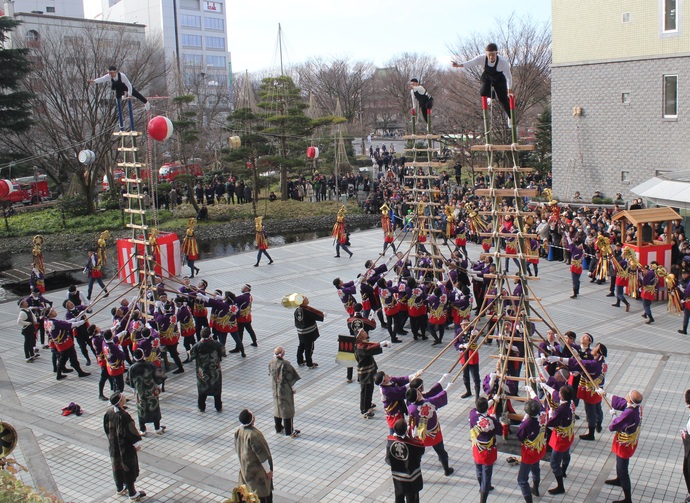 はしご登り
