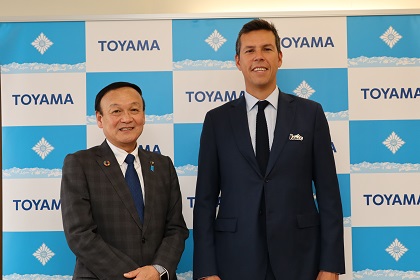 チリ共和国サンティアゴ首都圏州レンカ区長の表敬訪問を受ける藤井市長