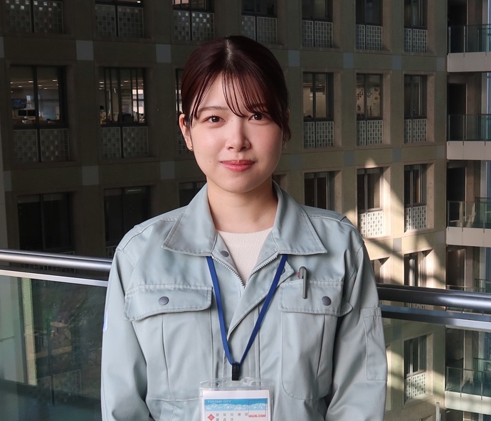 写真：建築担当職員