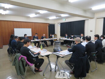 写真：老田・古沢・池多小学校統合準備協議会の様子