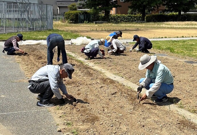 作業中