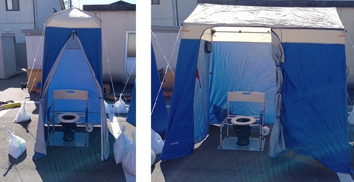 マンホールトイレ写真