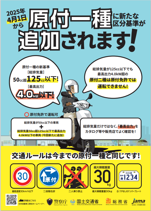 新基準原付ポスター