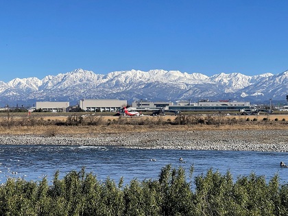 心が整う立山連峰の眺望.