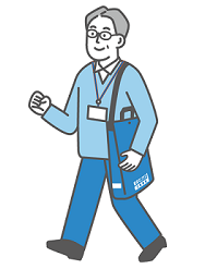 調査員のイラスト