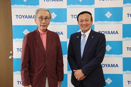 映画監督木村大作さんらの表敬を受ける藤井市長【2026年5月20日】