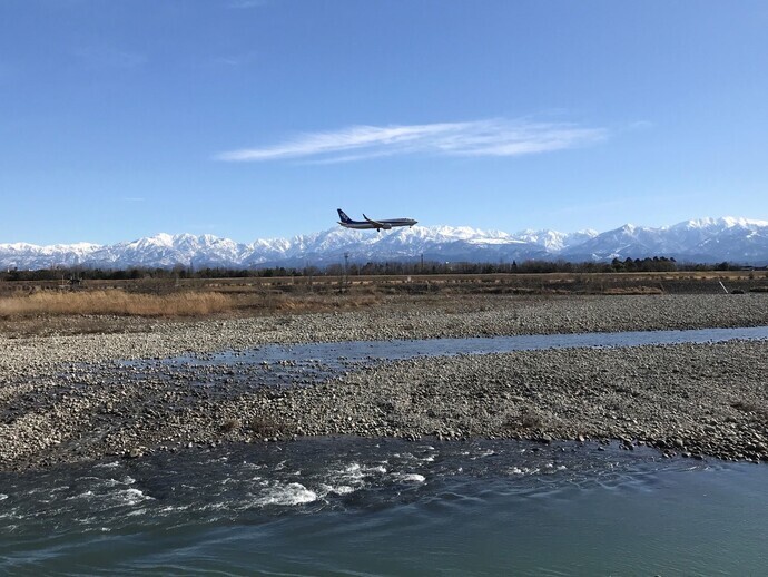 神通川緑地写真